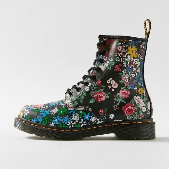 Dr. Martens 1460 Floral Mashup Boot - Picture 6 of 9